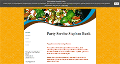 Desktop Screenshot of party-service-bunk.de