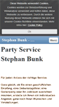 Mobile Screenshot of party-service-bunk.de